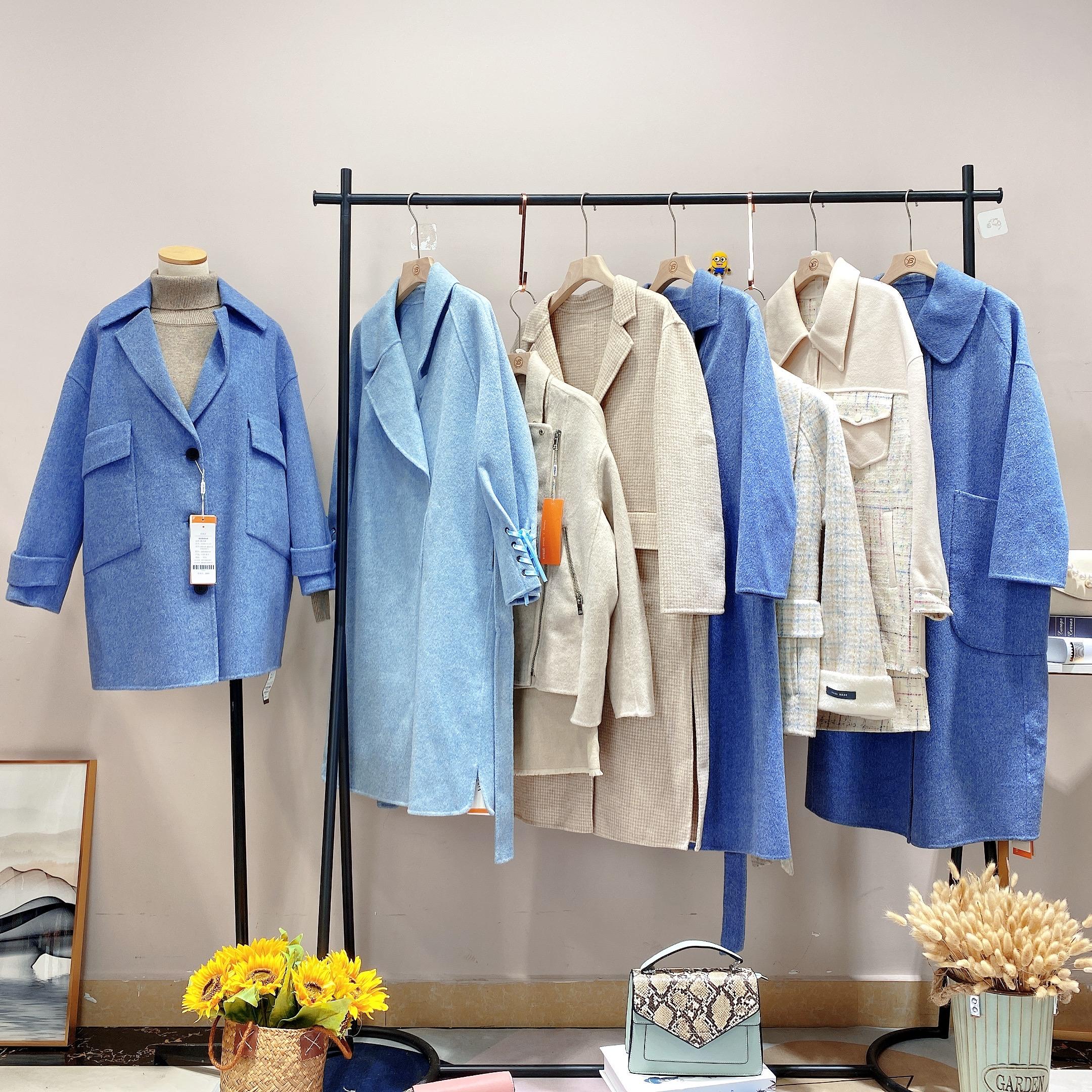 秋芭莎双面羊绒大衣20新款 高端时尚精品女装,品牌工厂纯手工缝制