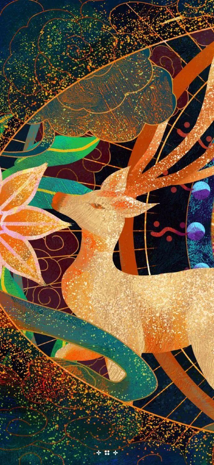 好运"九色鹿"全系列壁纸 - 知乎