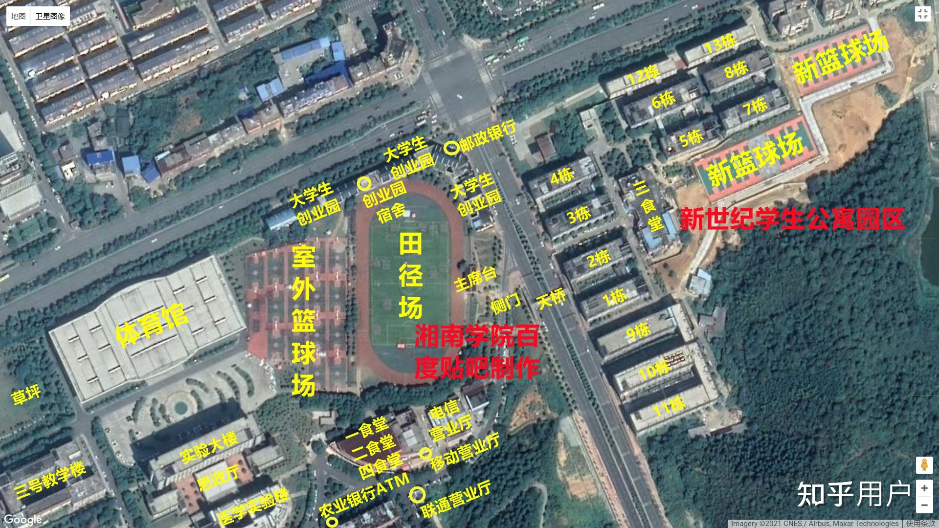 平面图湘南学院王仙校区(校本部)平面图图1是公用阳台的宿舍的平面图