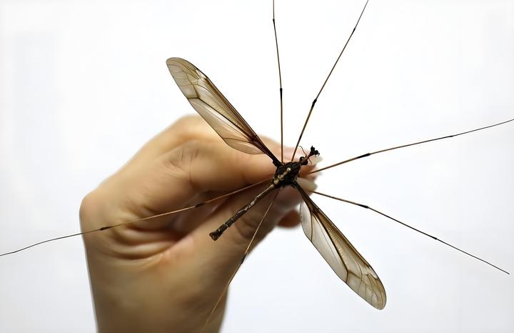 35毫米的蚊界巨擘:金腹巨蚊的素食生活