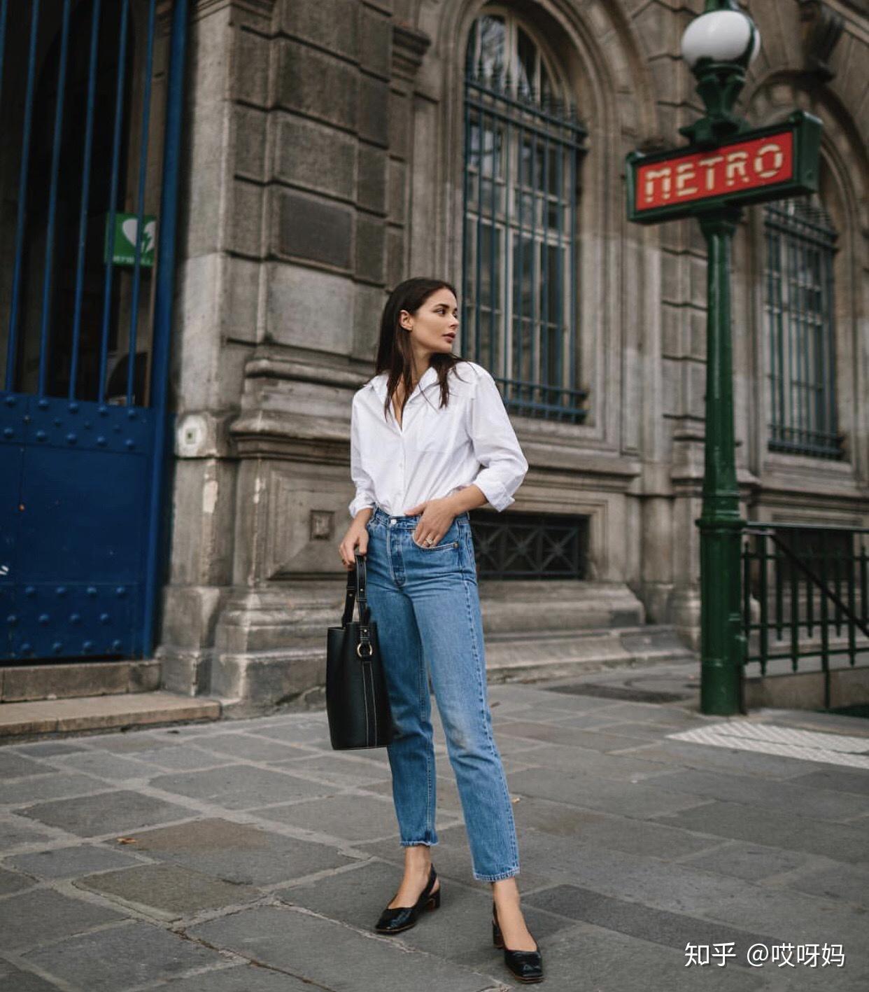 直筒牛仔裤搭配什么鞋子好看