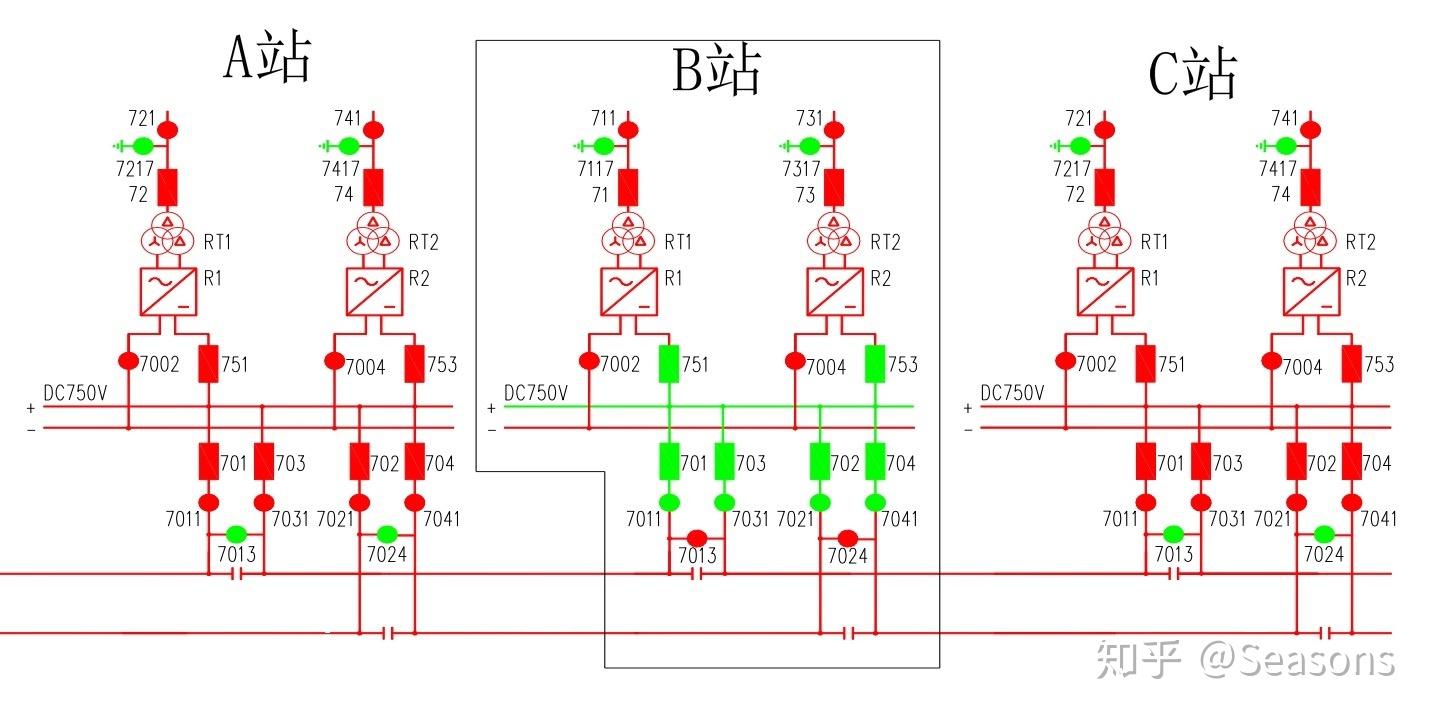请问有没有地铁接触网供电方式的线路图啊 ?