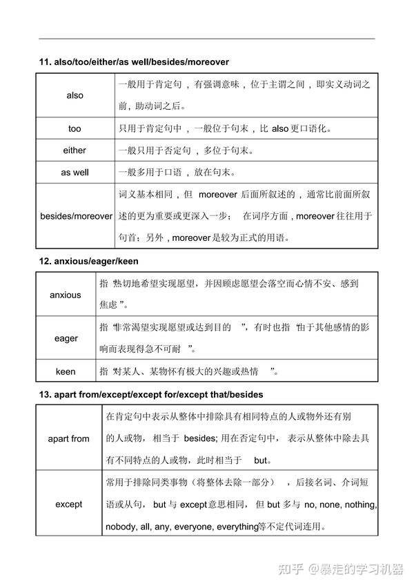 高中英语，143个常用同义词辨析汇总，抠细节，赢高分 - 知乎
