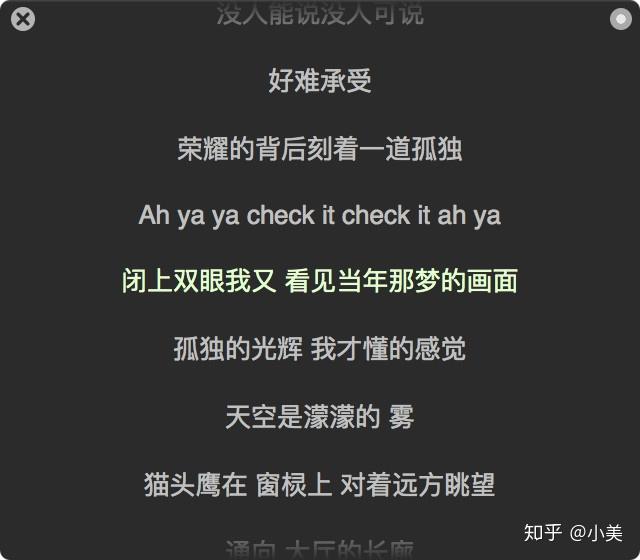 这有两款支持 Apple Music 和 Spotify 的全局歌词 APP - 知乎