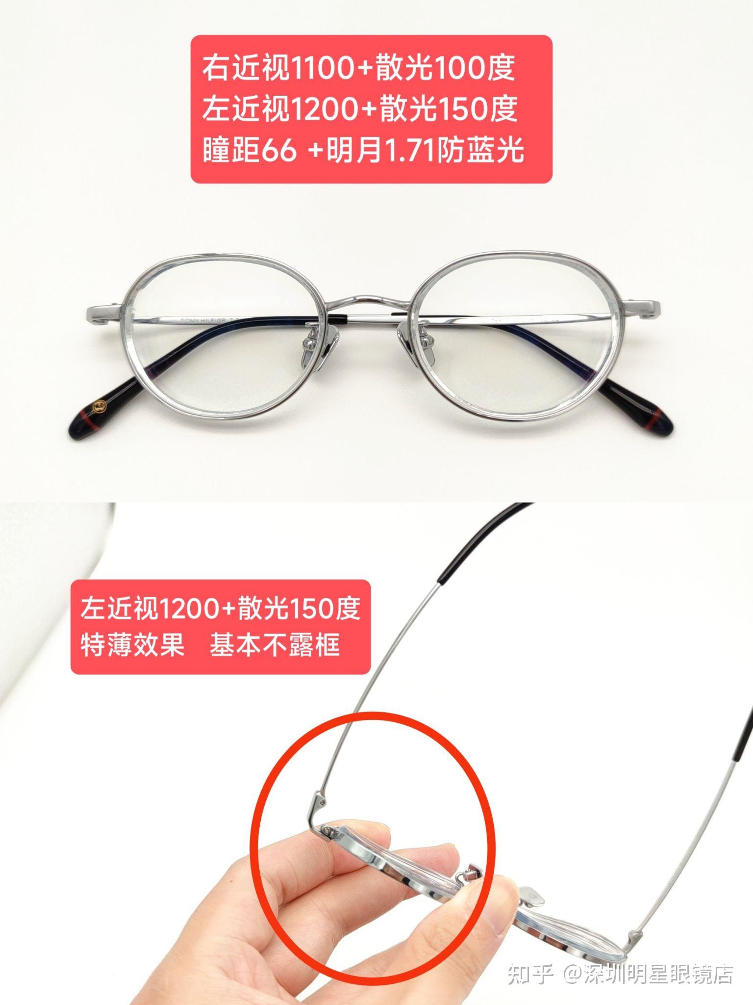 配眼镜高度近视眼，为什么都配了1.71+ 1.74超薄镜片，镜片还很厚重，全面解析 - 知乎