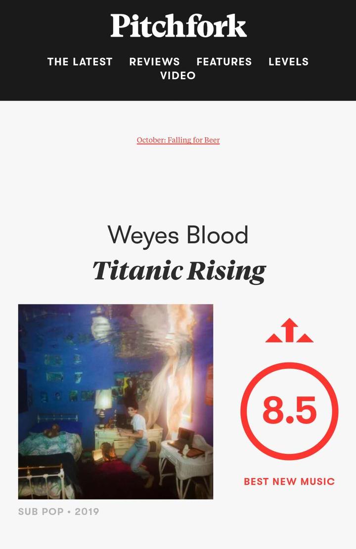 Pitchfork乐评翻译：Weyes Blood《Titanic Rising》 - 知乎