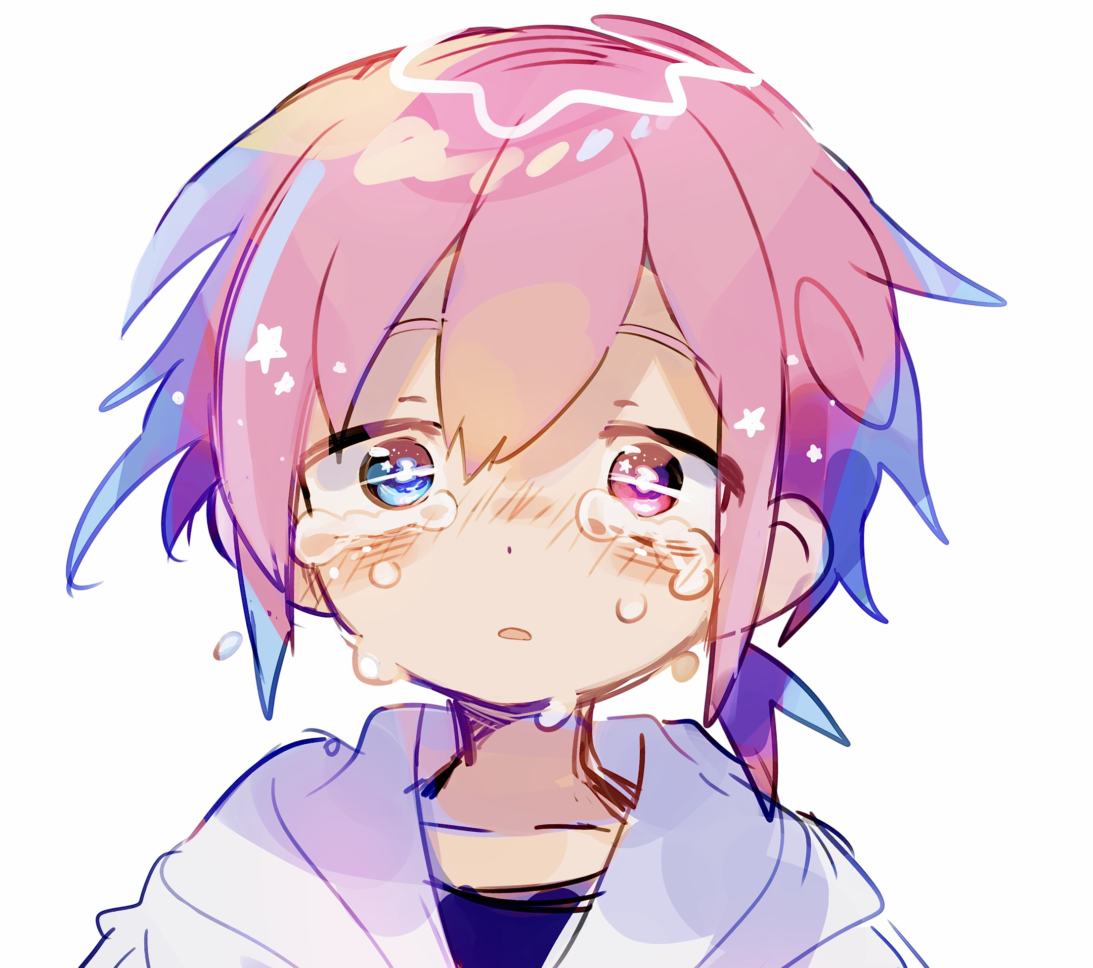 粉色短发异瞳找出处