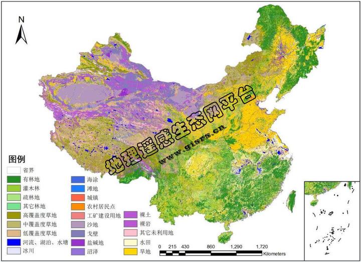 中国2023年土地利用现状遥感监测数据 知乎