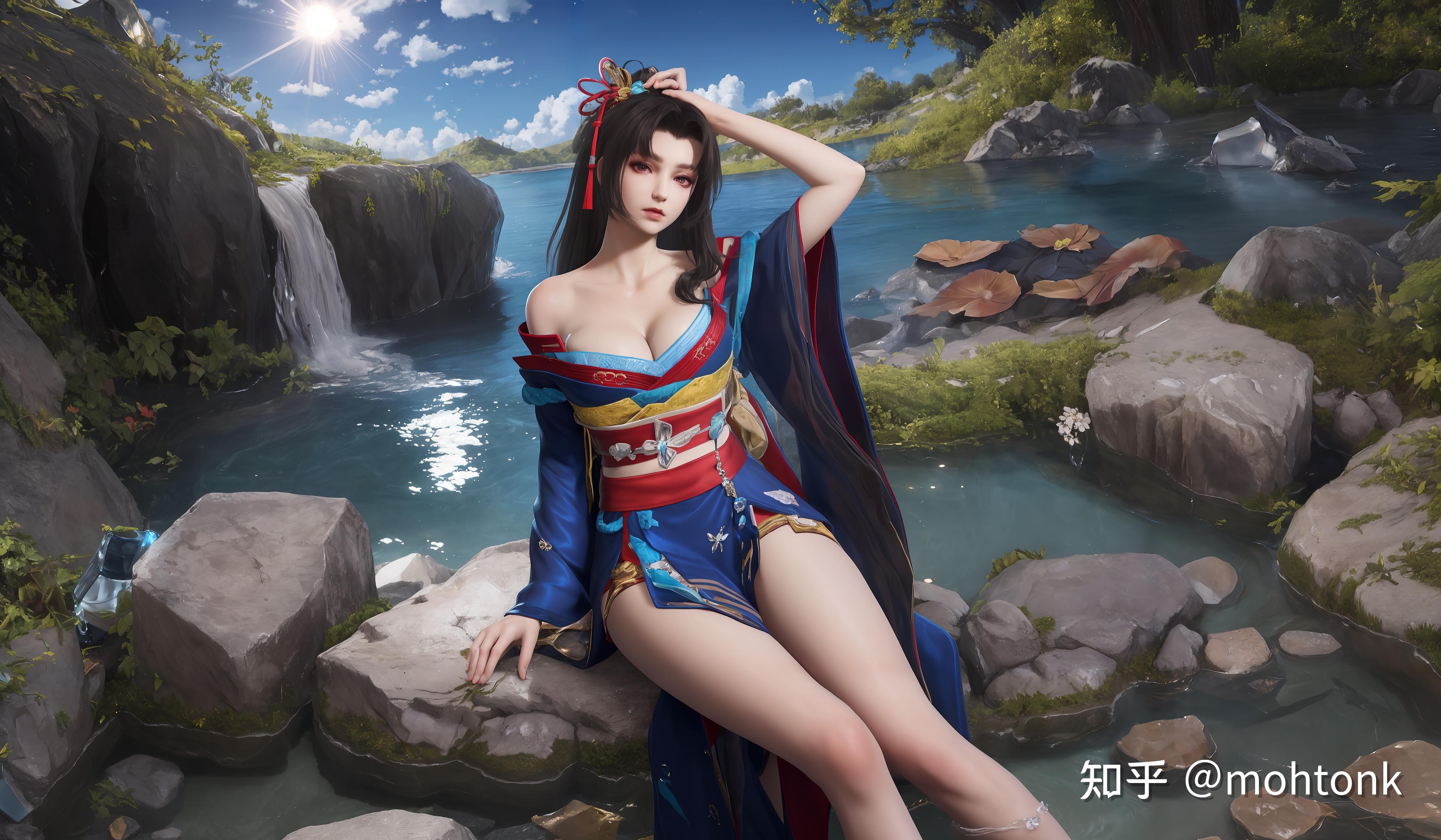国漫原神妖刀姬ai图集绘画动漫二次元手机电脑高清壁纸