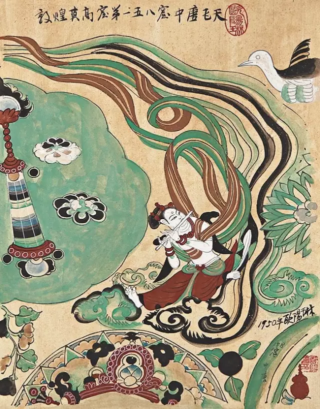 敦煌壁画复原图重新揭开大美敦煌千年面纱