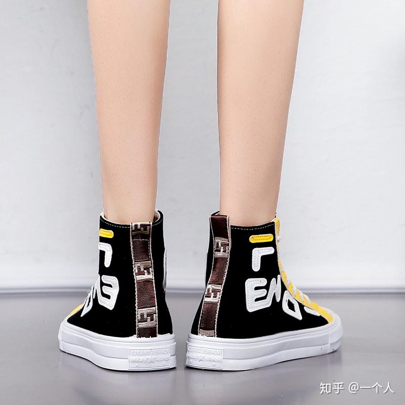 高帮女鞋新款帆布运动鞋女韩版休闲学生鞋系带平底百搭板鞋女 - 知乎