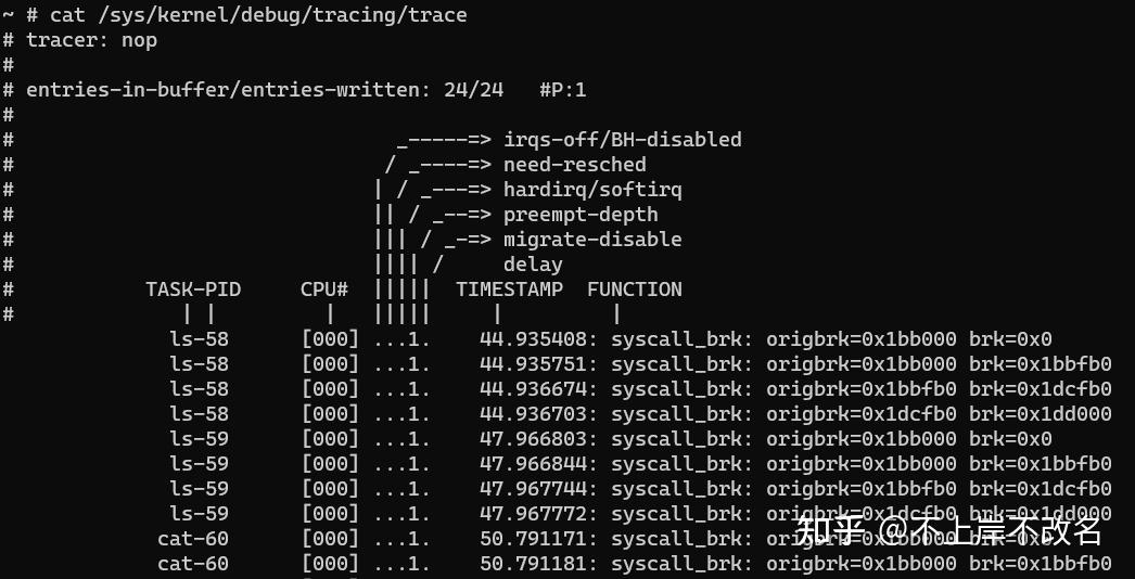  linux kernel tracepoint events 