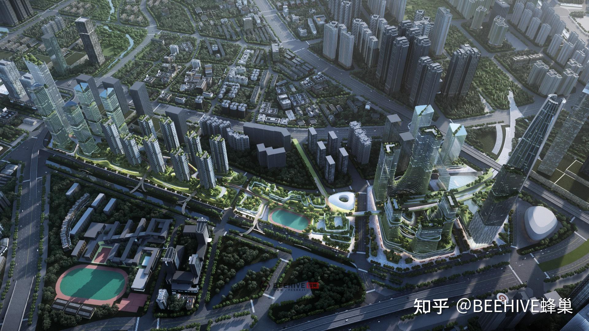 aedas广州市西塱综合交通枢纽及周边综合开发方案国际竞赛