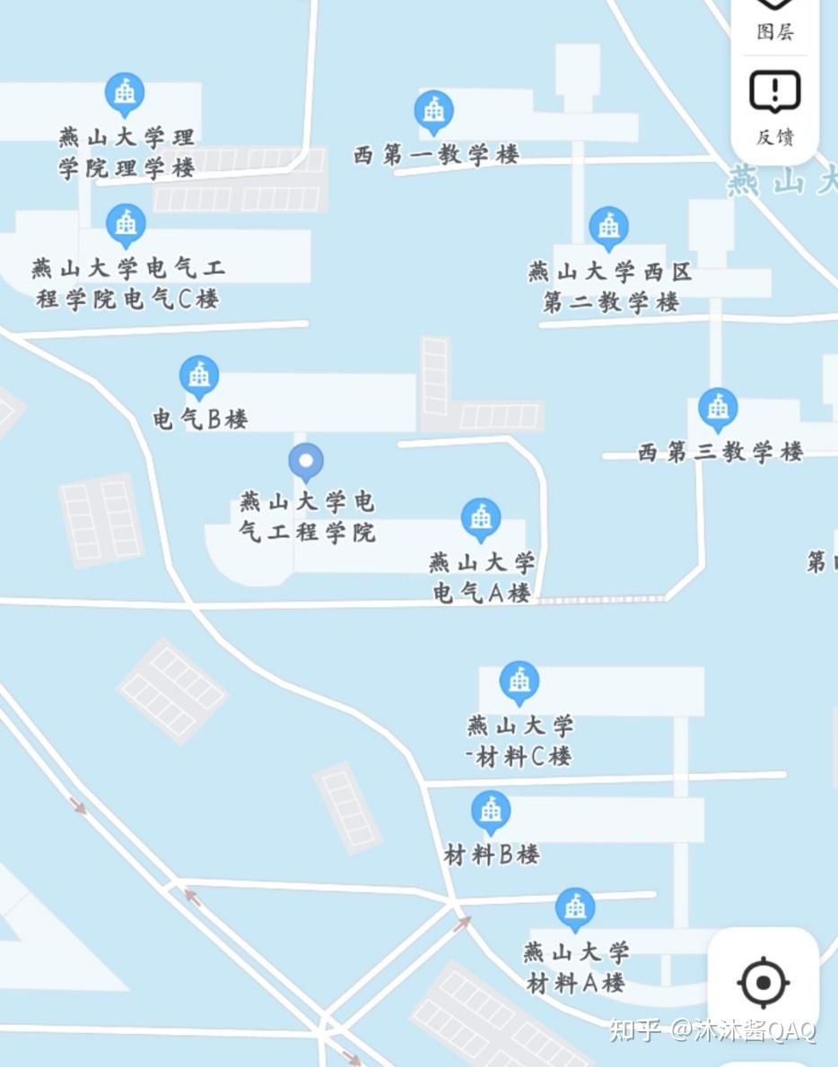 燕山大学地理位置地图图片