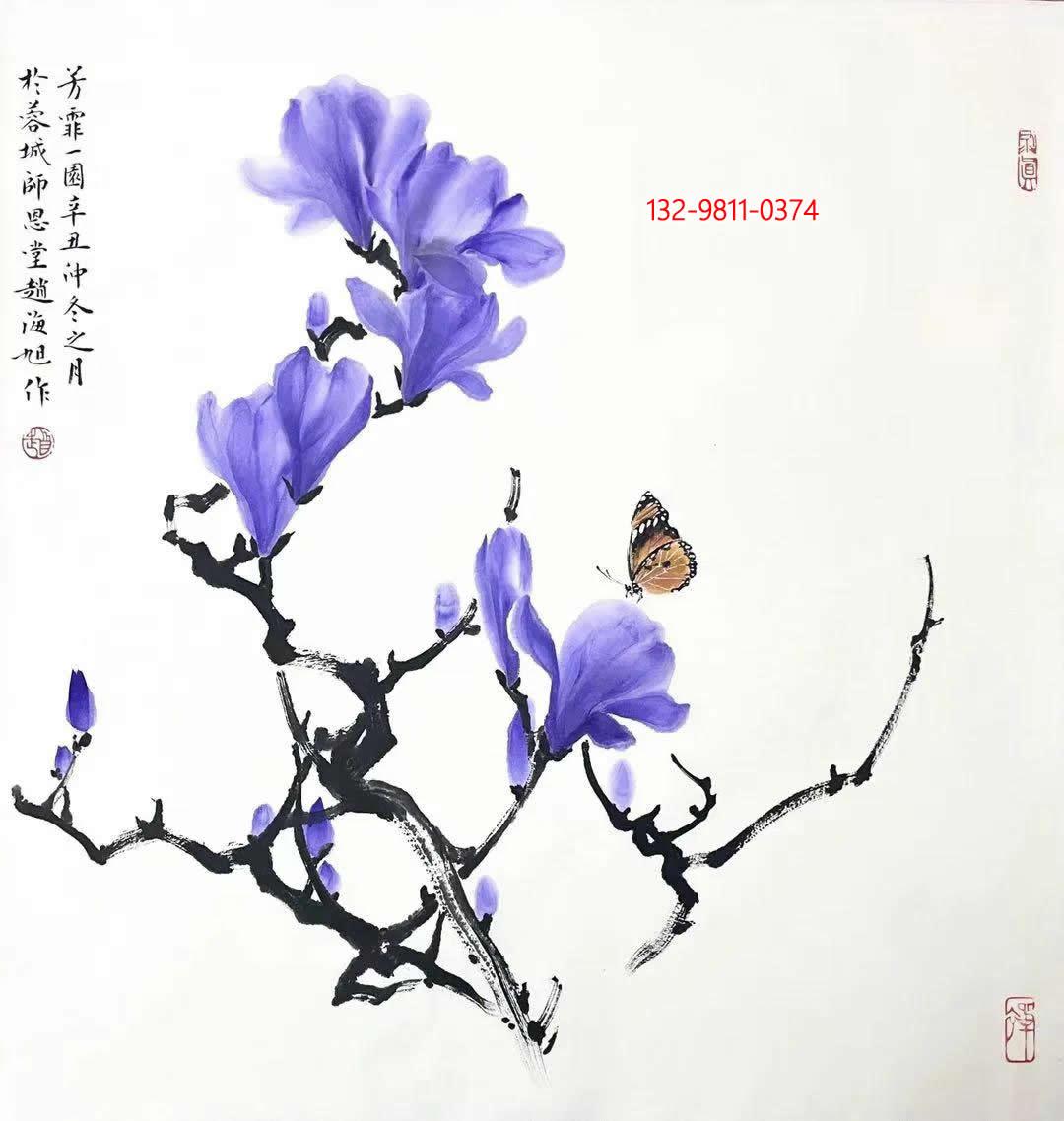 空灵静逸清新淡远赵海旭写意花鸟堪称一绝