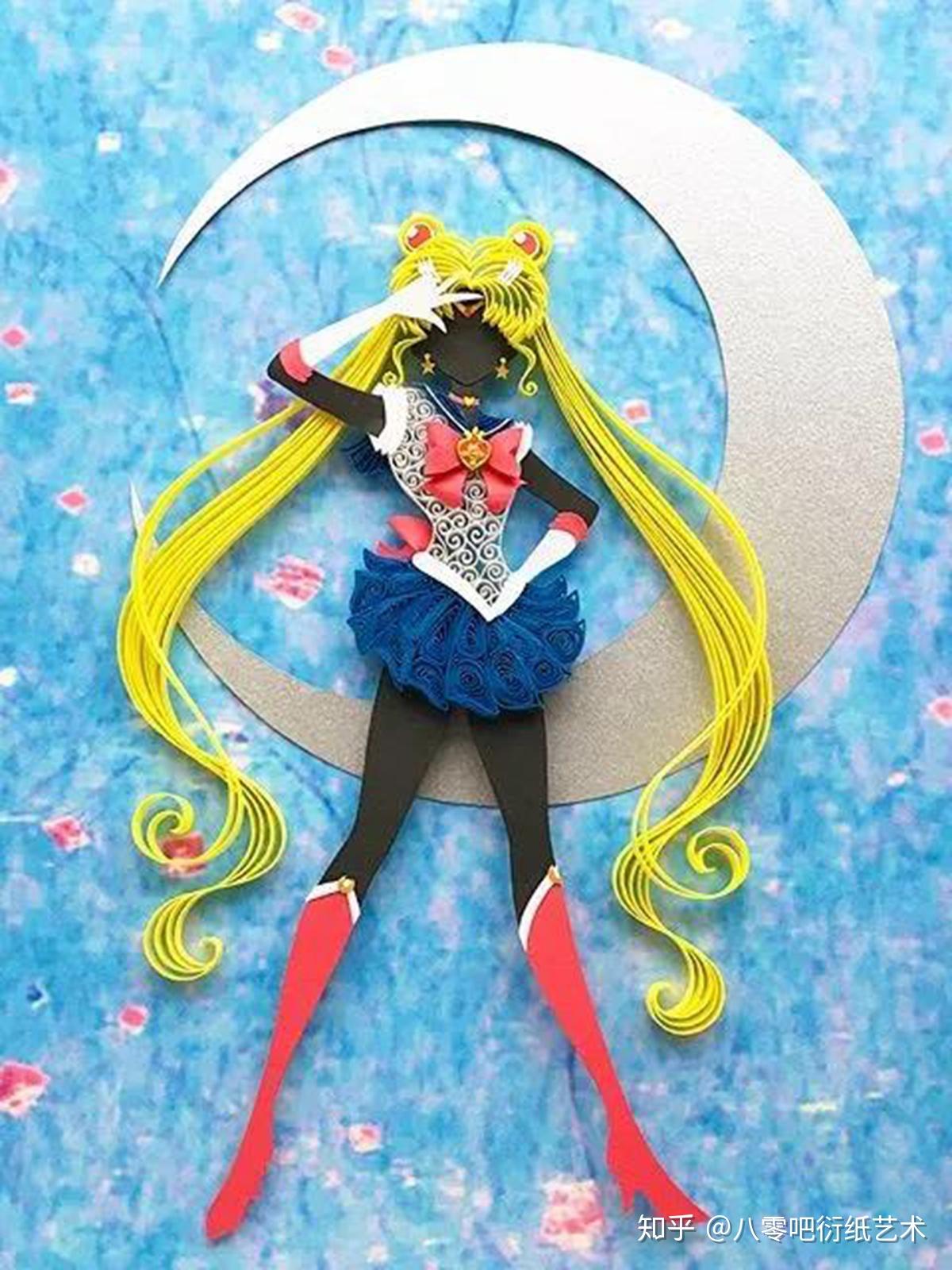 当然我个人非常喜欢立体手办类型的衍纸作品,因为这种作品相比之下更