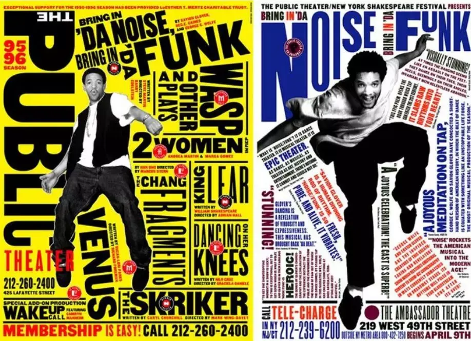 4,paula scher:字体与视觉融合