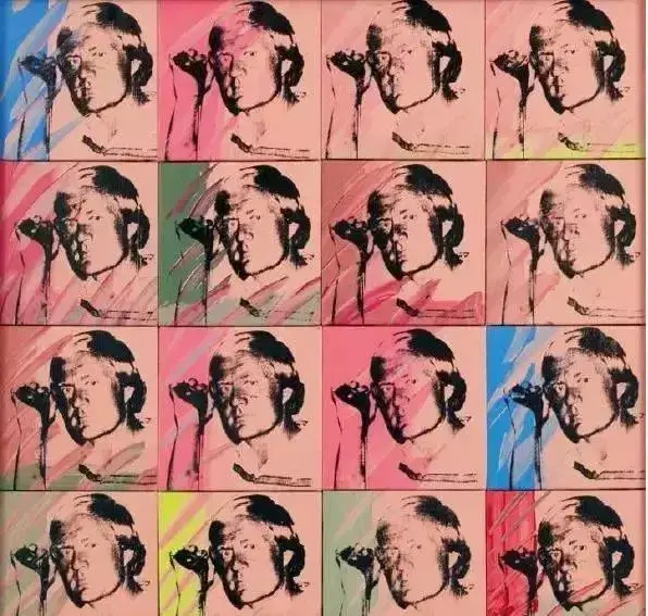 安迪61沃霍尔 《运动员(杰克61尼克劳斯肖像)》布面丝网印刷,丙烯