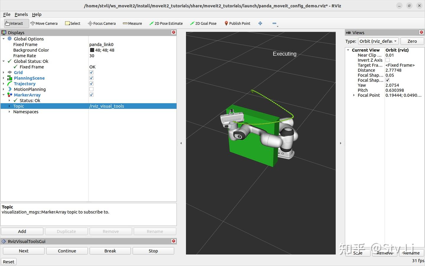 【学习笔记】ROS2纯小白 - MoveIt!(humble)安装、初识与C++实现运动规划 - 知乎