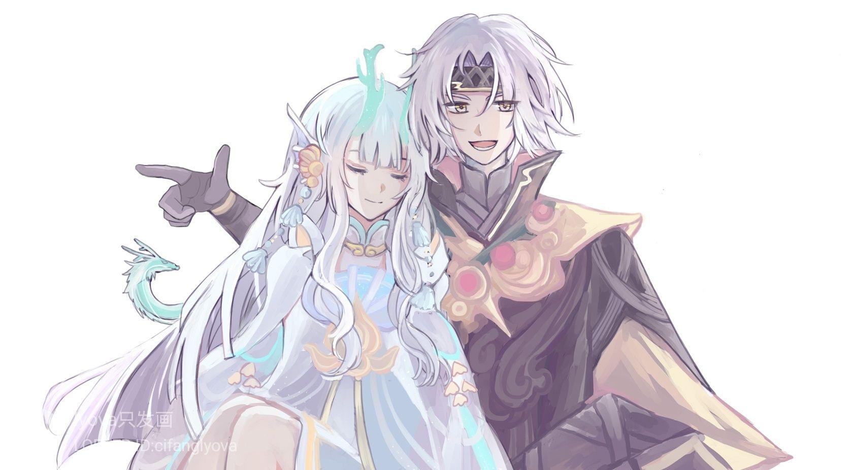 有没有东方曜和西施的动漫情头?