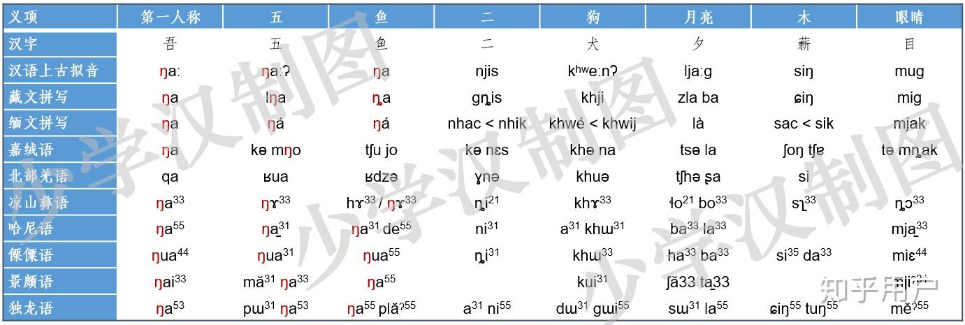 汉藏同源的内容是什么?有什么依据?是否可信