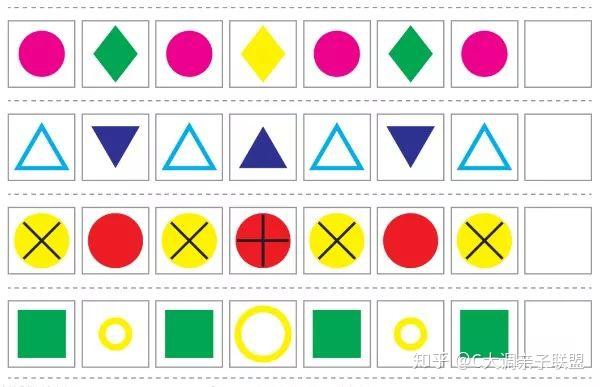 30个找规律游戏培养数学宝宝,数学启蒙这样玩(下) - 知乎