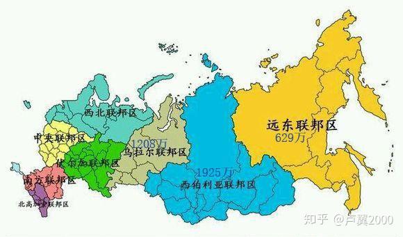 俄罗斯乌拉尔以东大半片国土人口加起来也