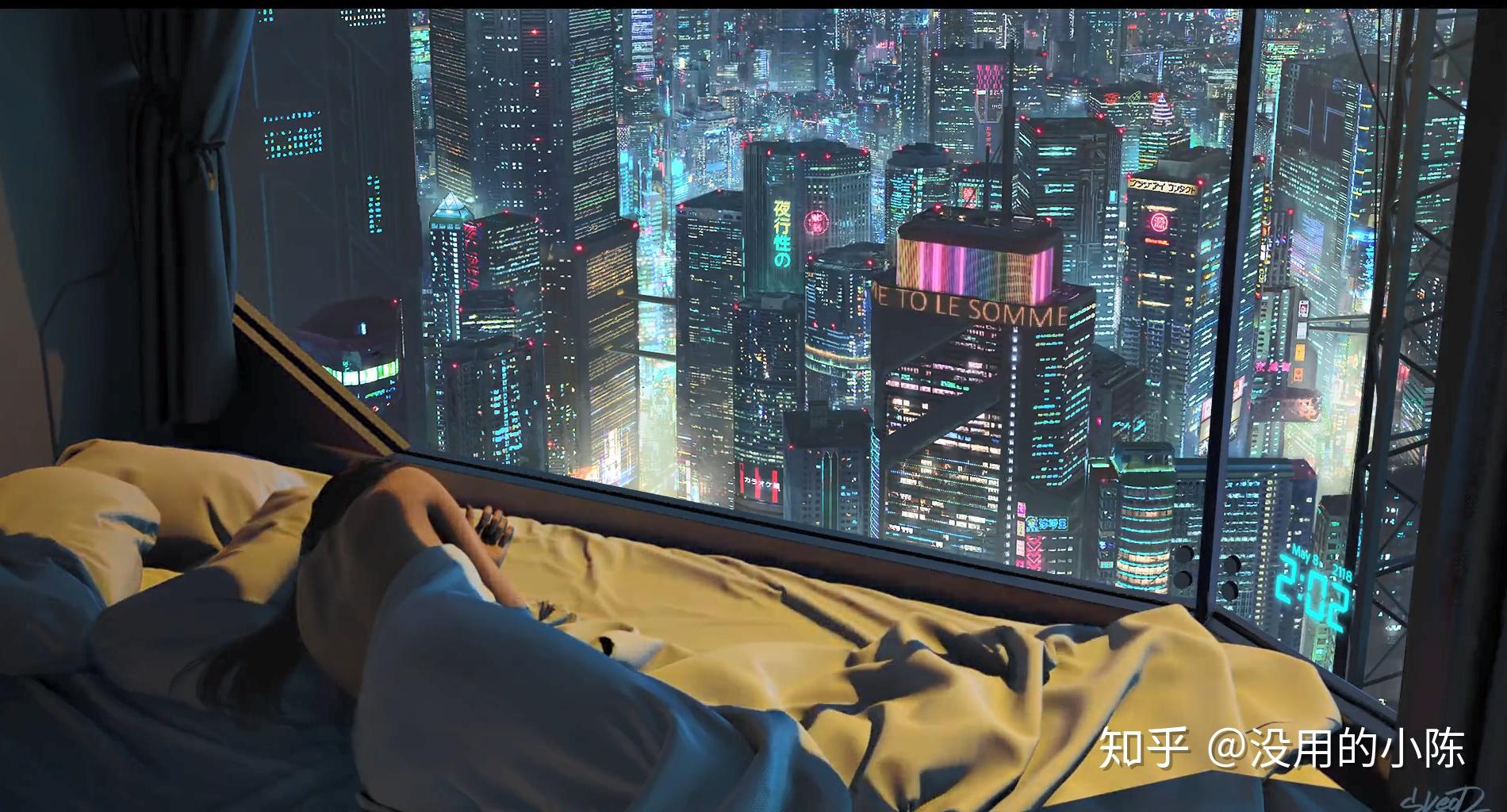 2am cyberpunk high rise apartment скачать фото 1