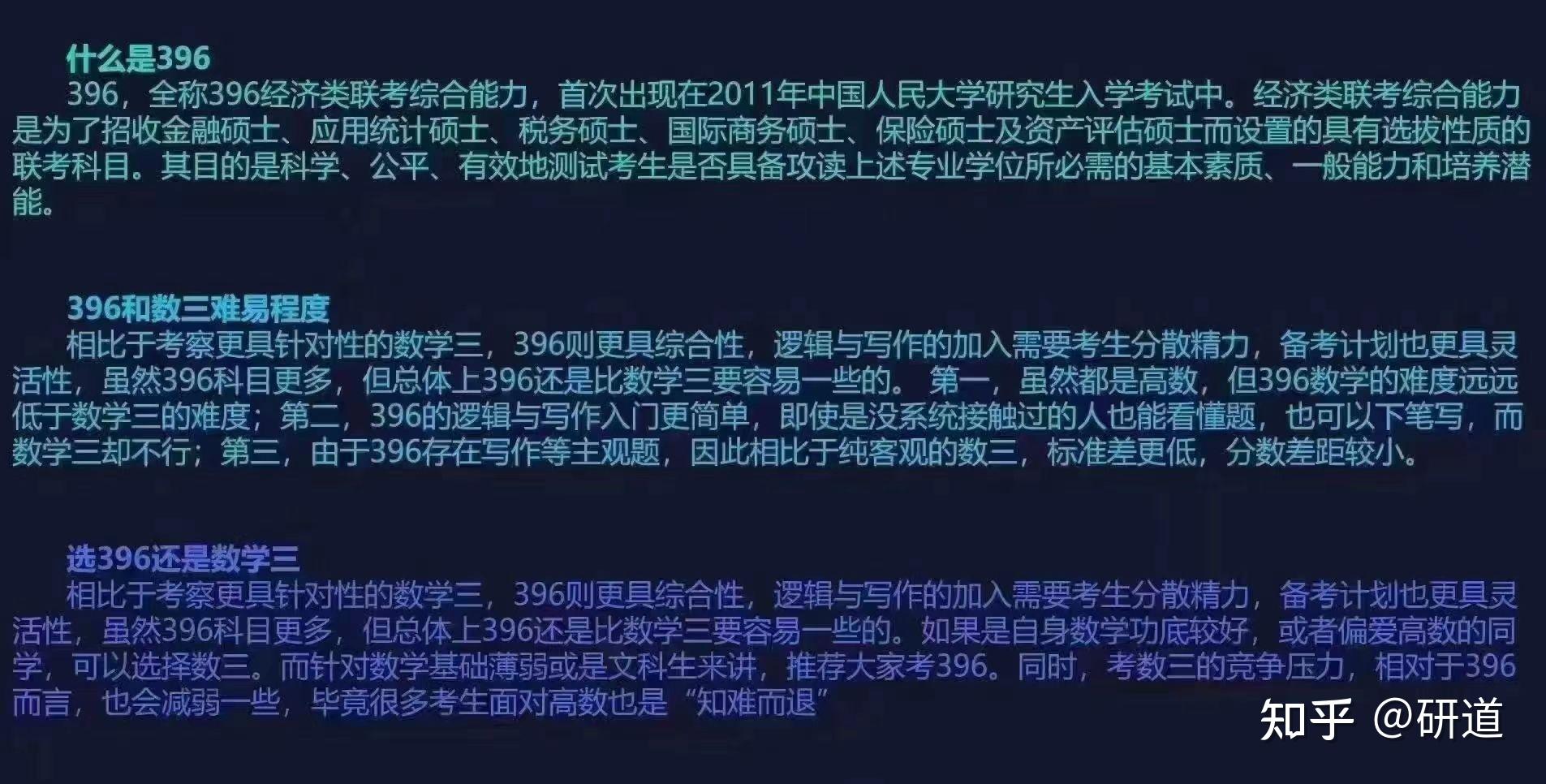 什么是396经济联考，一图讲明白！ - 知乎