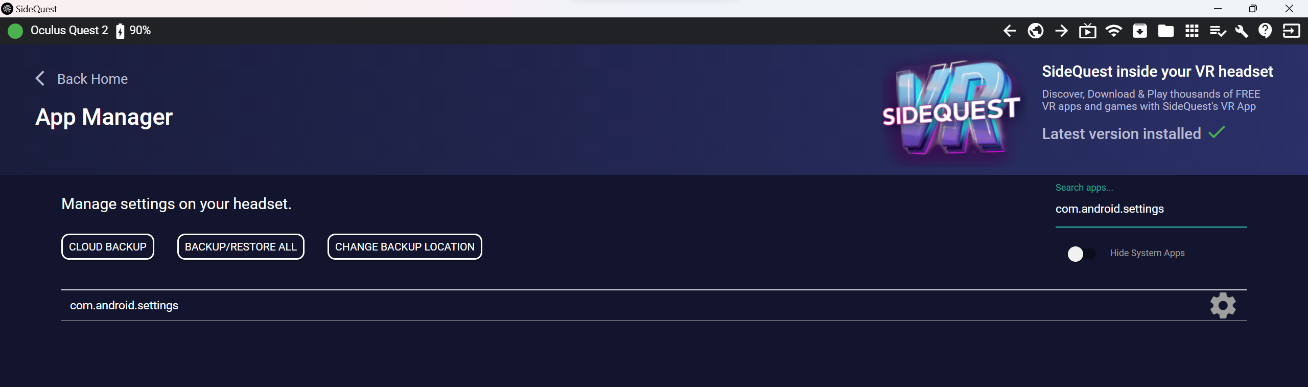 Oculus quest 