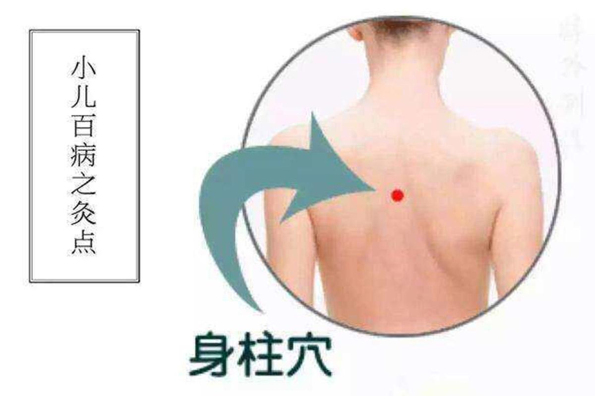身柱穴被日本医学界誉为小儿百病之灸点