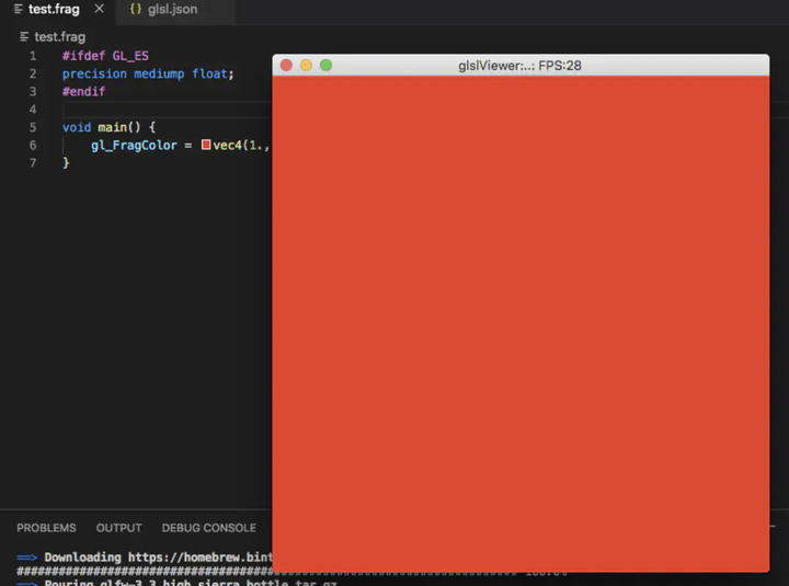 Vscode shader glsl 