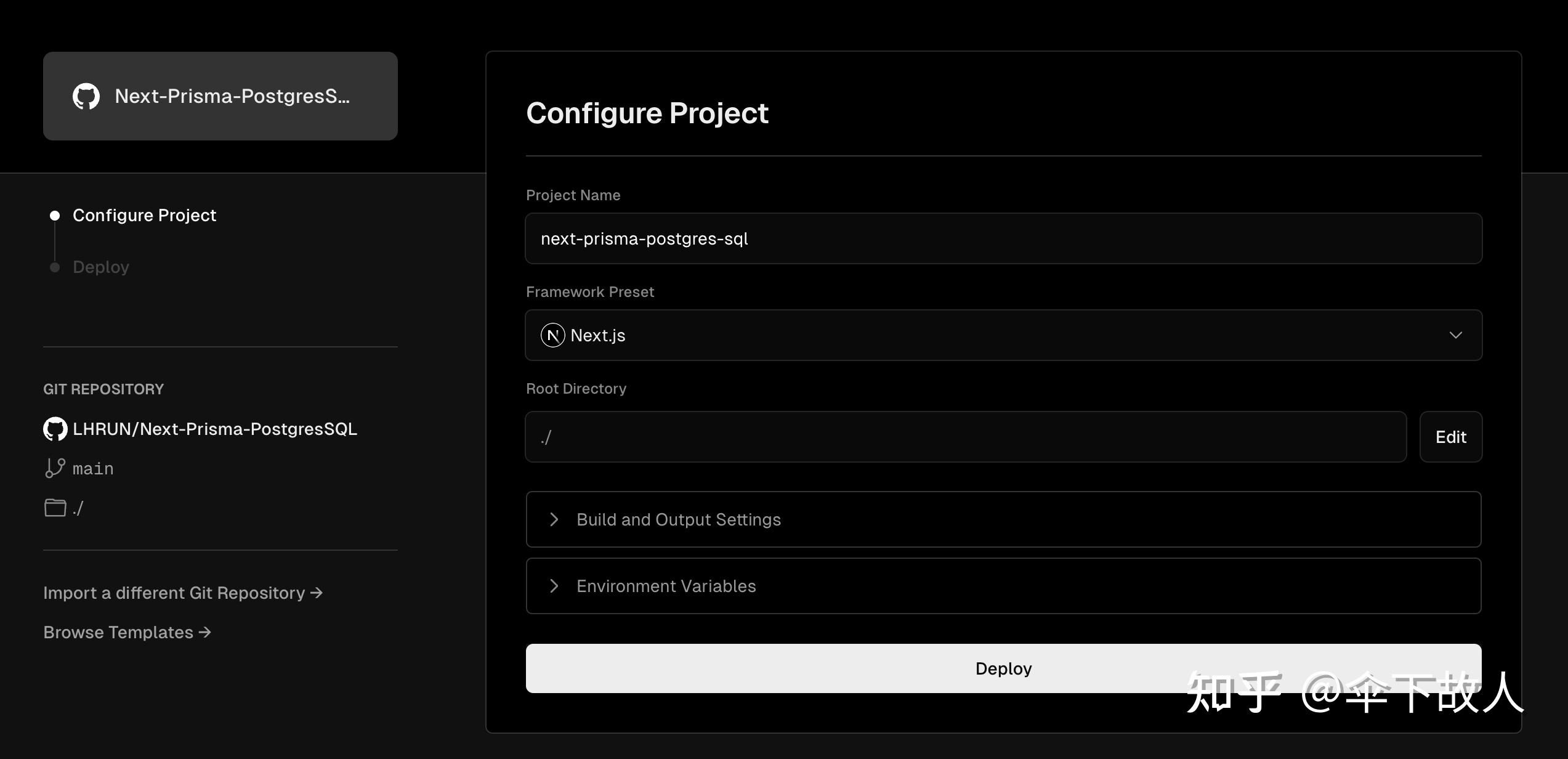  next js prisma next auth vercel postgres 