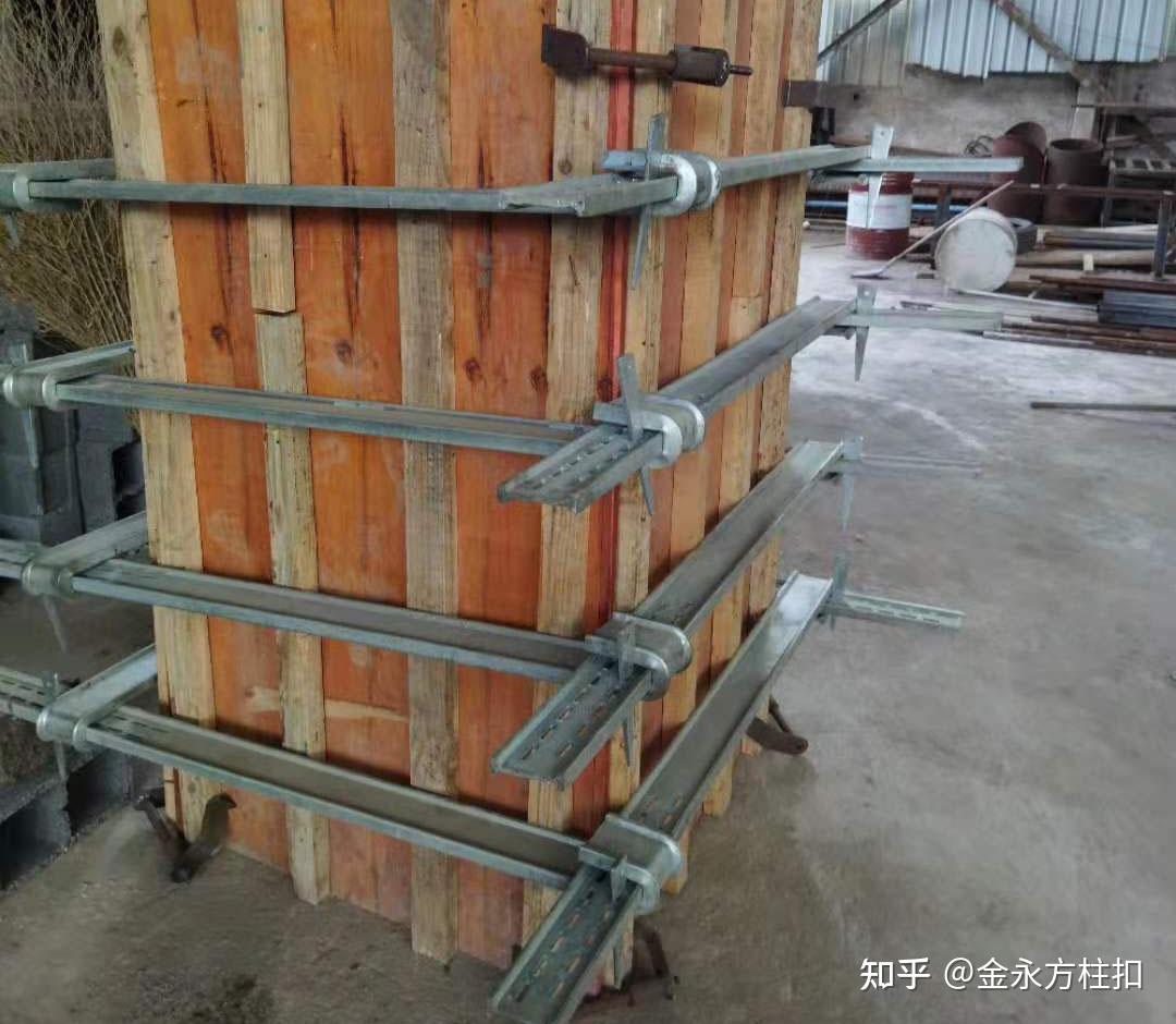 方柱模板柱箍加固件租赁 - 知乎