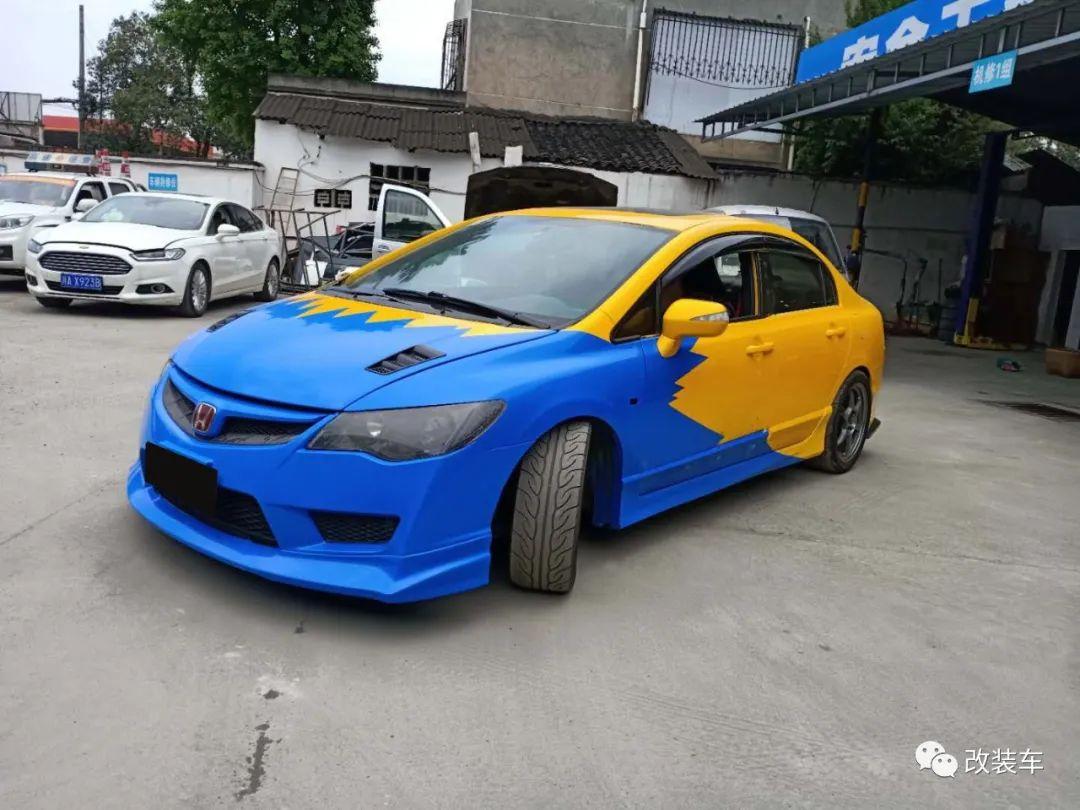 黄色与蓝色激情碰撞会产生什么本田粉的信仰spoonfd2降临