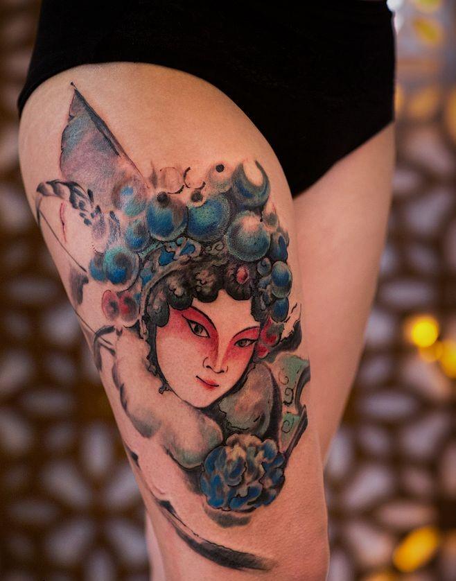 京剧与脸谱61文身图案研究