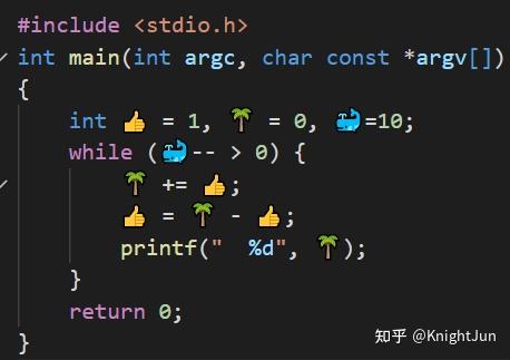 c++可以用emoji做变量名吗？ - 知乎