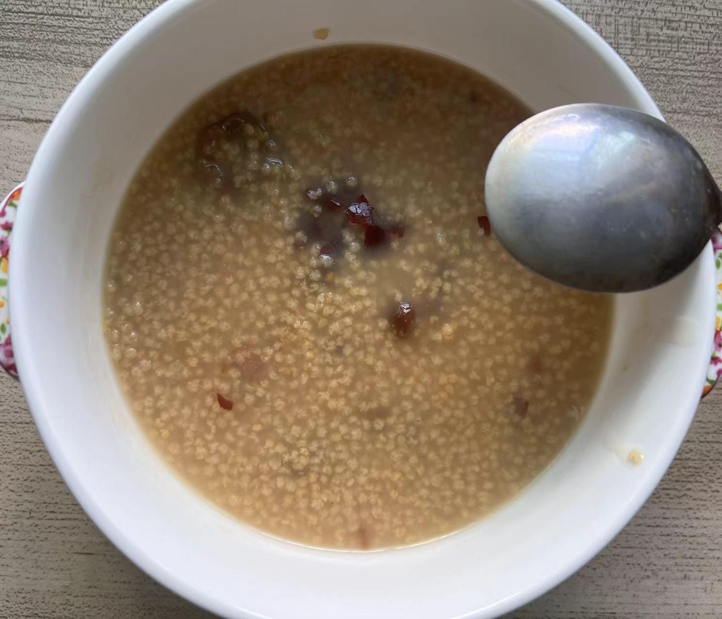 八,红枣核桃小米粥试吃总结