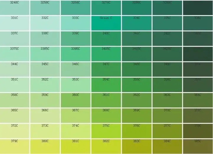 pantone色卡一.关于绿色的前述hello大家晚上好,我是斯.