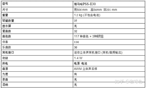 雅马哈310电子琴说明书图片