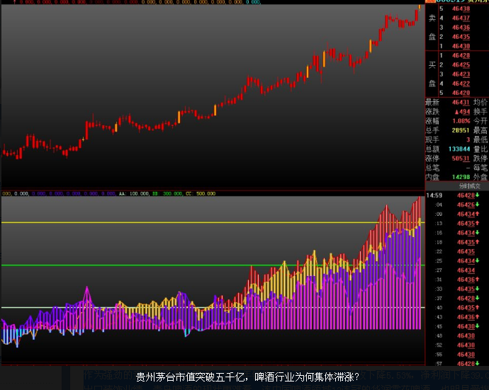贵州茅台市值突破五千亿,啤酒行业为何集体滞