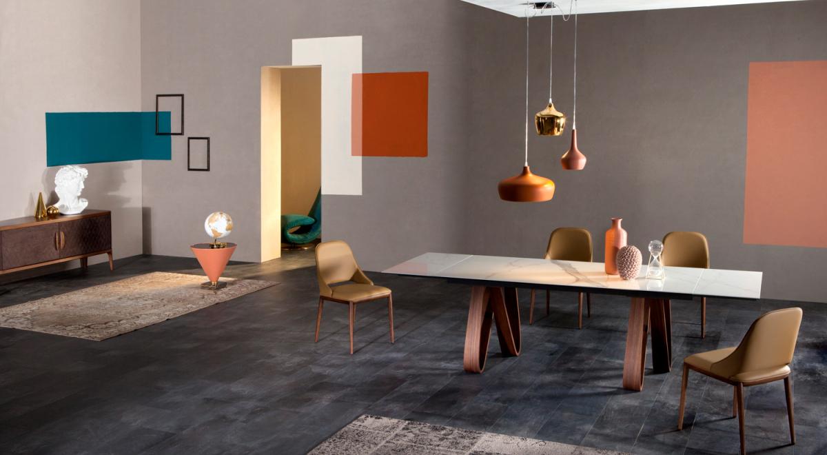 tonincasa经典餐桌这款蝴蝶餐桌也太美了