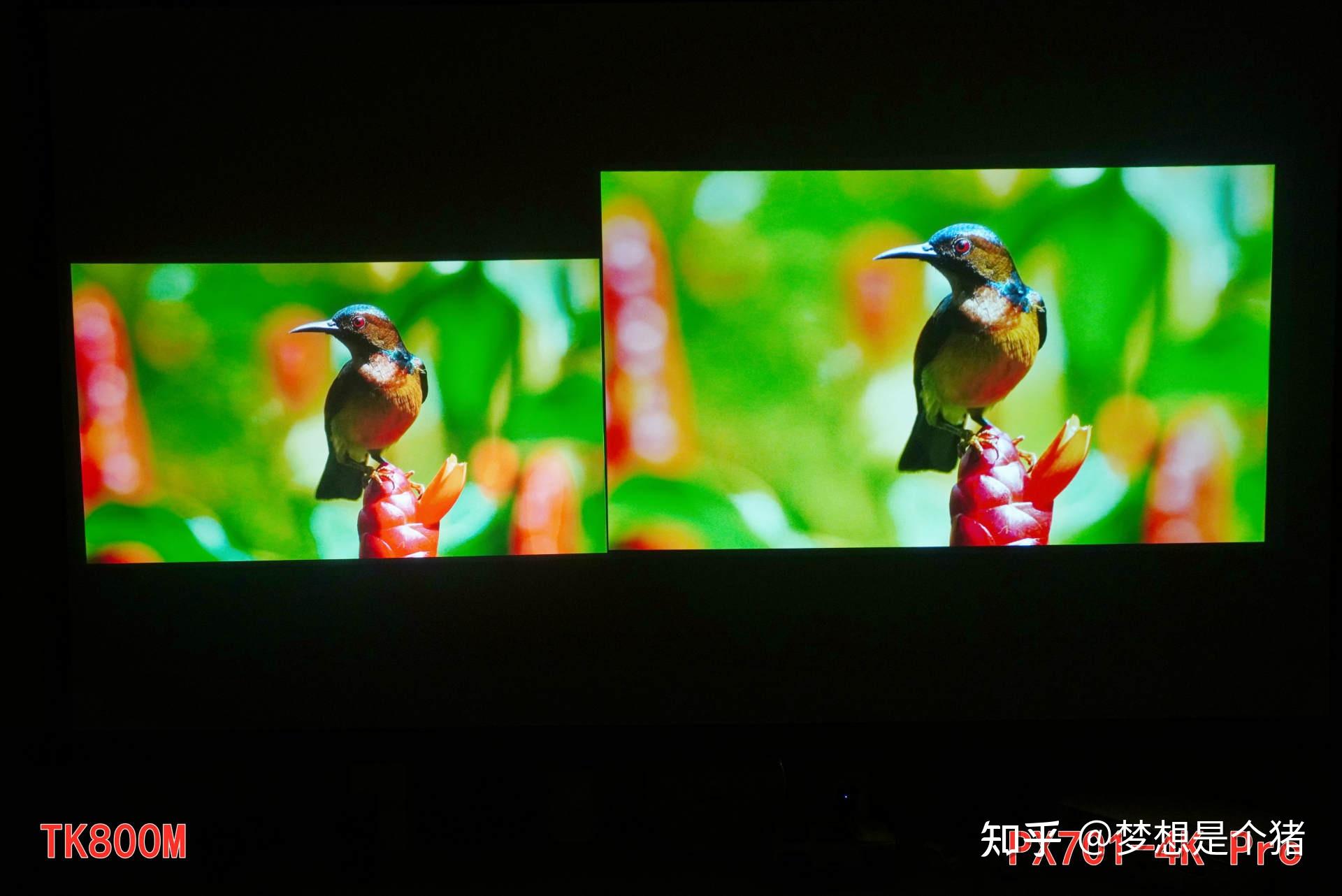 我们先聊聊这两款投影仪的投射比,优派px701-4k pro的投射比为1.13-1.