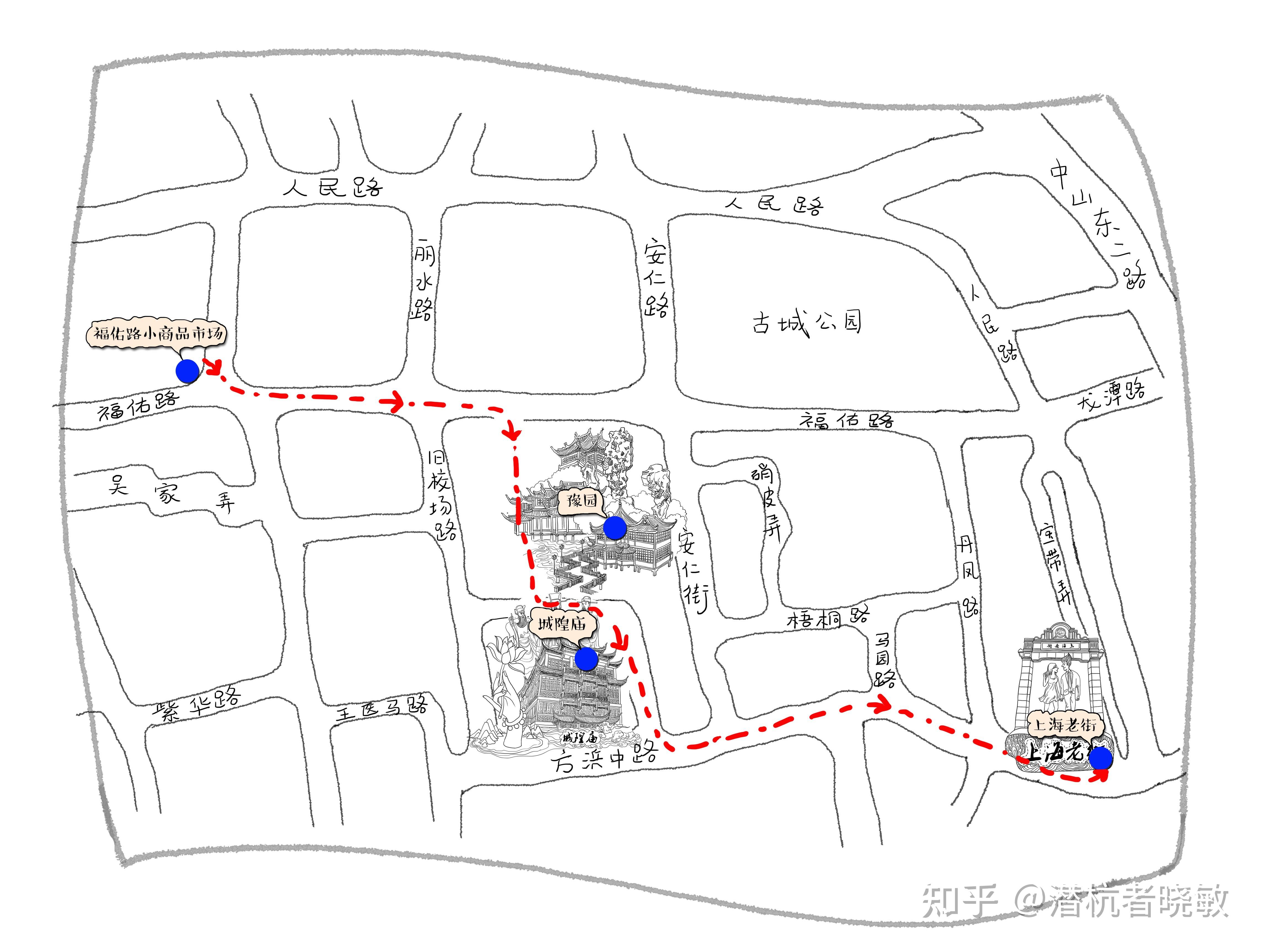 长兴古城公园示意图图片