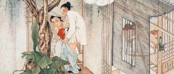 虽然《水浒传》里也有西门庆勾引潘金莲的情节,但比起《金瓶梅》,差距