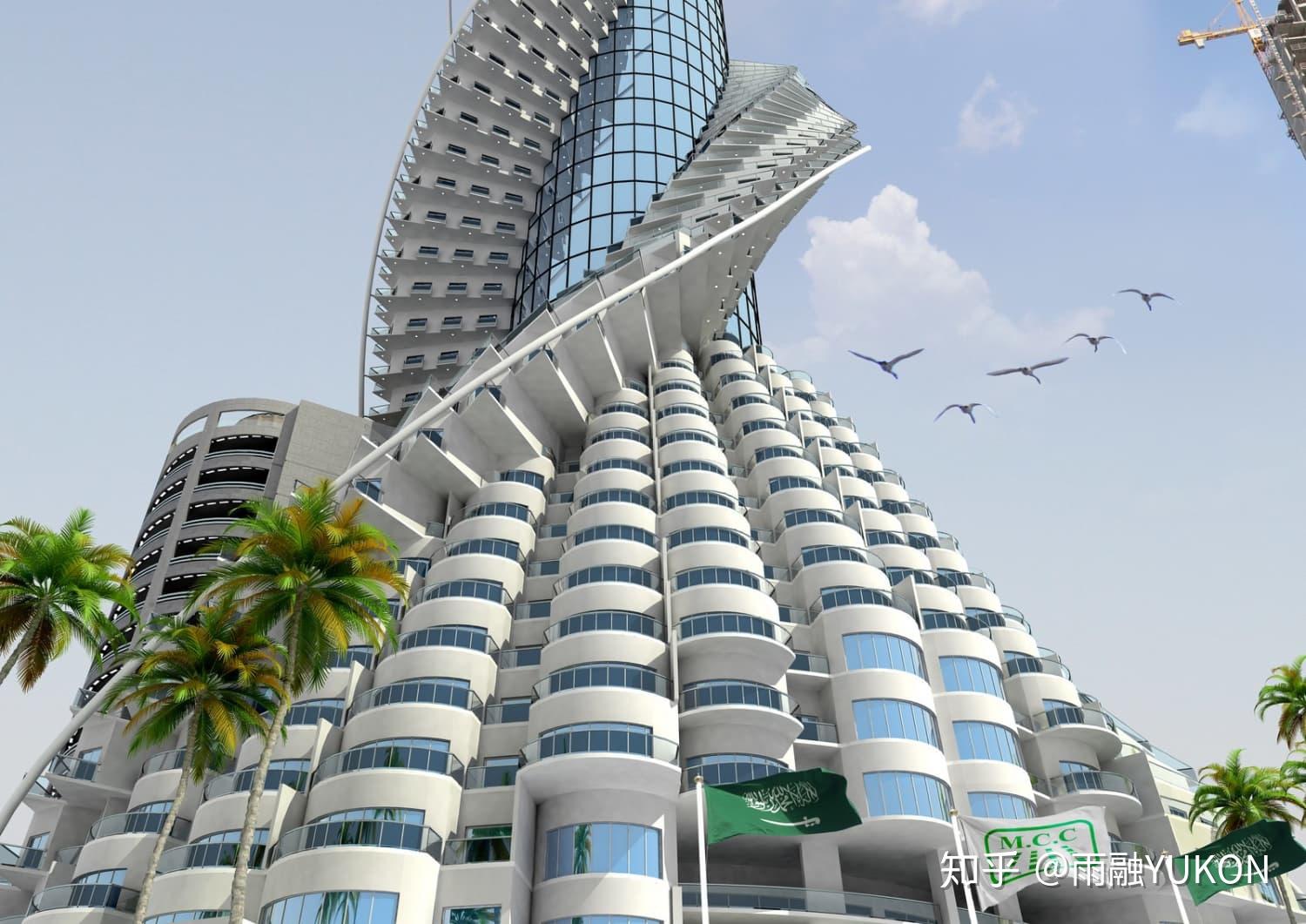 花70亿开工9年的高楼整座楼旋转360度全球首创却闲置烂尾多年