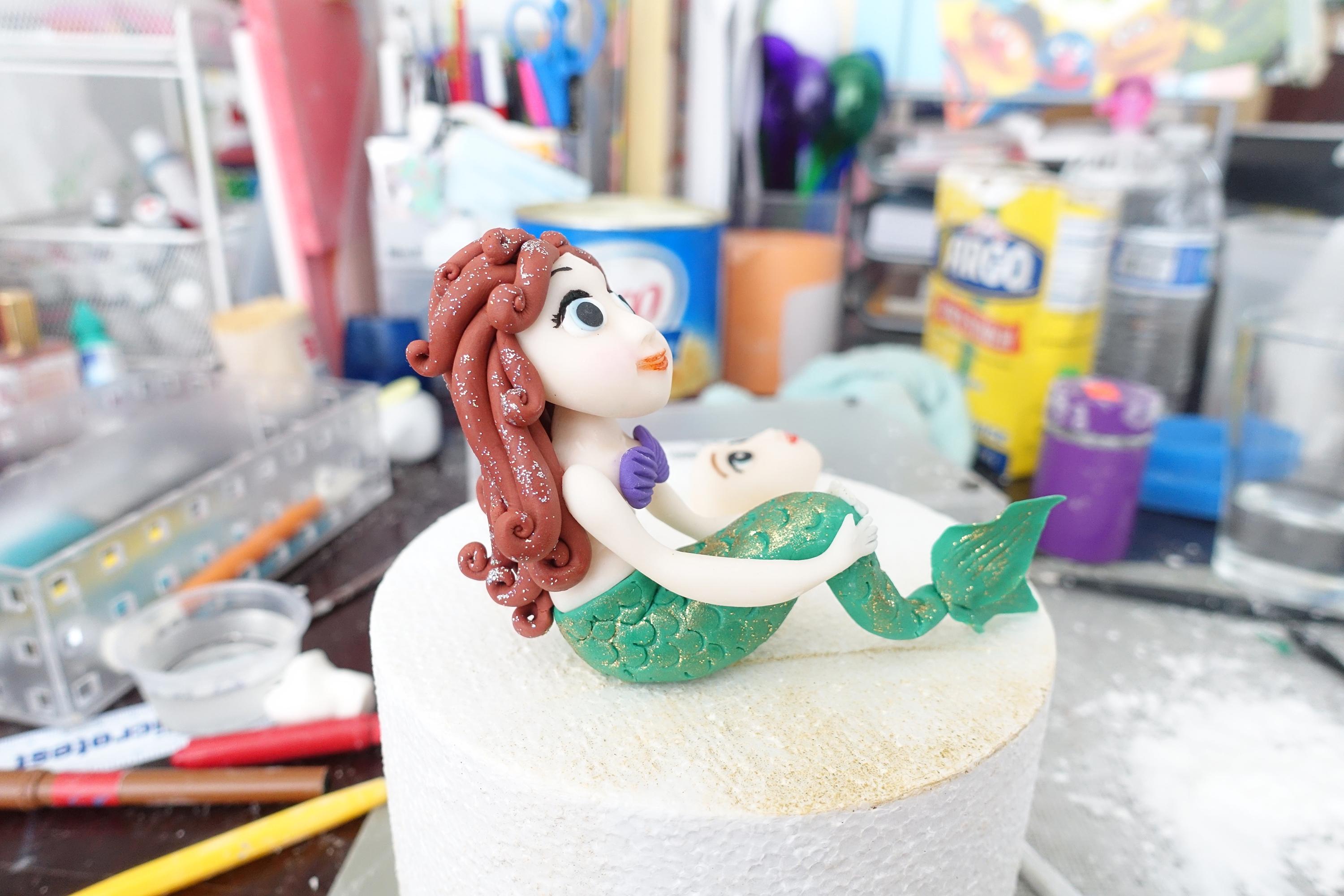 【Benny Cake】小美人鱼主题蛋糕 | The Little Mermaid Cake_哔哩哔哩_bilibili