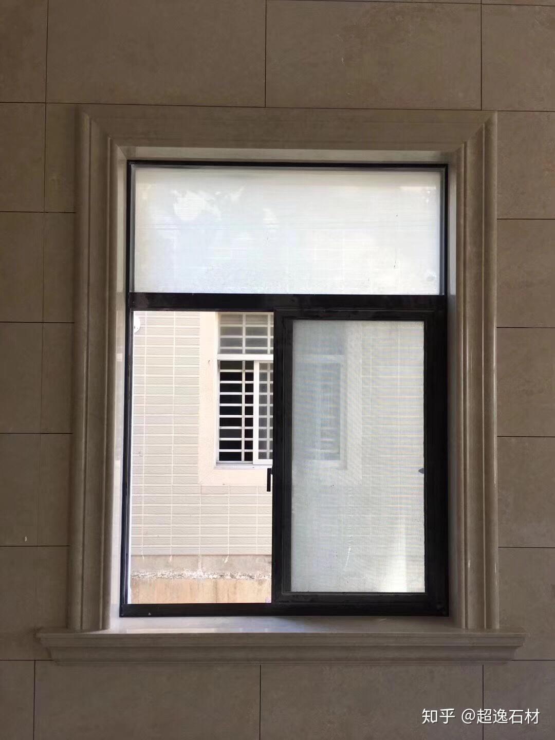 门套和窗套颜色都是白色但是窗套是石材的可以吗会不会不统一难看