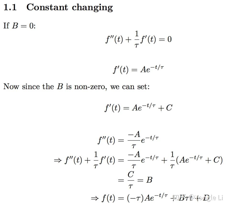 布朗运动基本方程