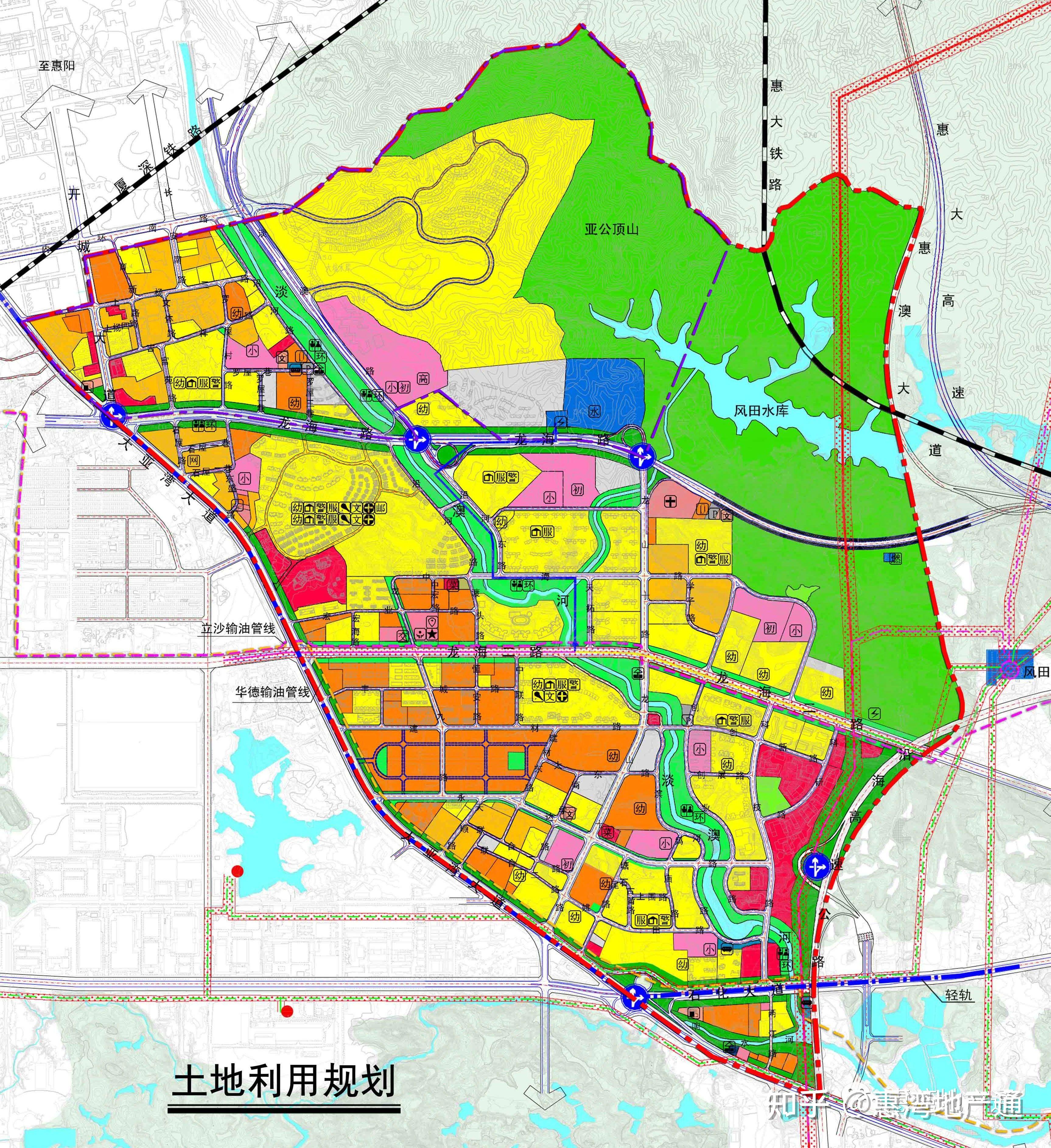 大亚湾西区城市规划图图片